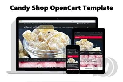 Candy Shop OpenCart Template