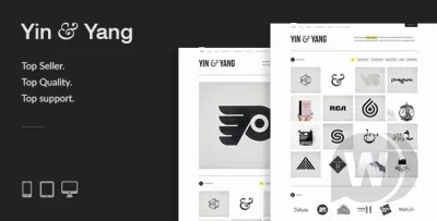 Yin and Yang : Clean and Interactive WordPress Portfolio Theme