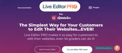 Live Editor PRO for Elementor