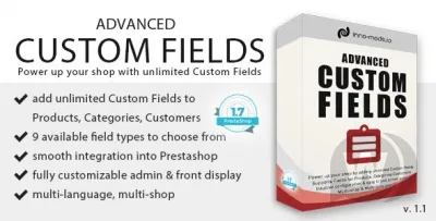 Module Advanced Custom Fields for Prestashop