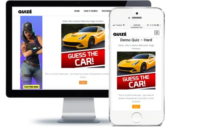 Quiz plugin for creating quizzes and surveys WordPress