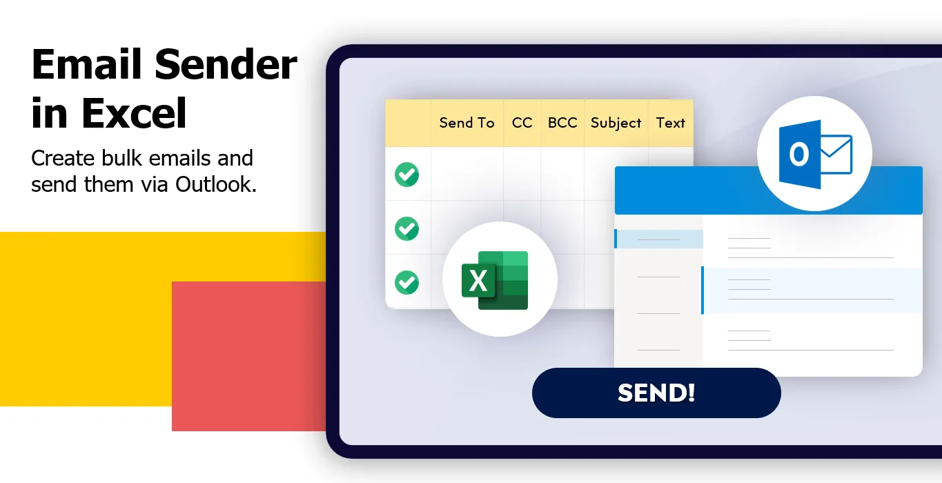Mail Merge and Email Sender Excel Template