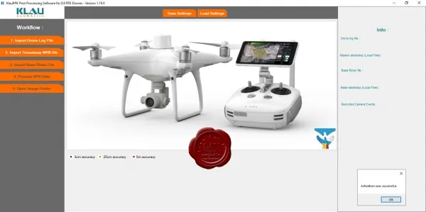 Klau Geomatics KlauPPK Post Processing for DJI RTK Drones