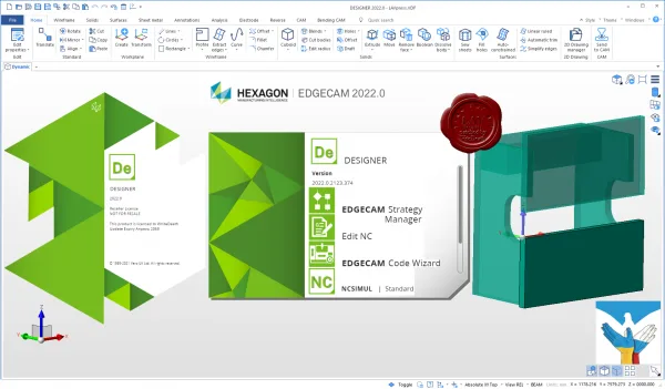 Hexagon Edgecam Suite .0