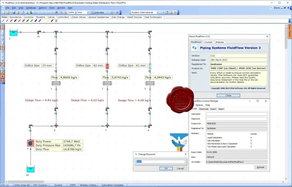 Flite Software Piping Systems Fluid Flow