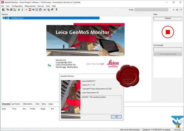 Leica GeoMoS Monitor