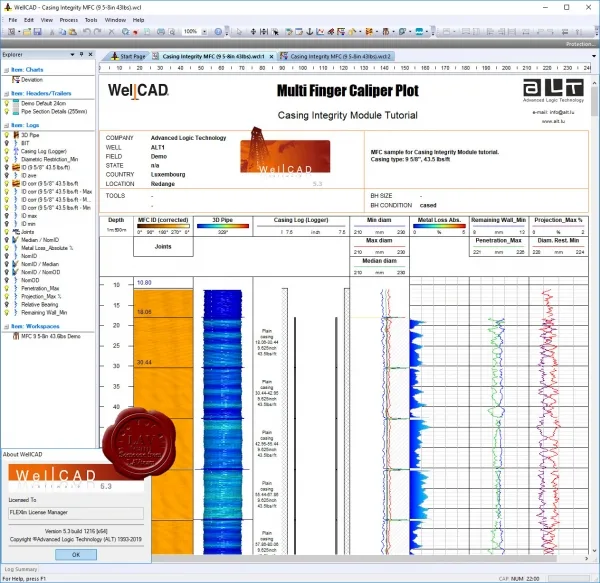 Advanced Logic Technology WellCAD