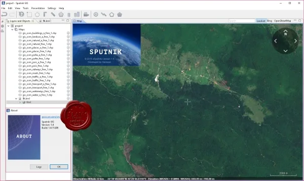 Geoscan Sputnik GIS