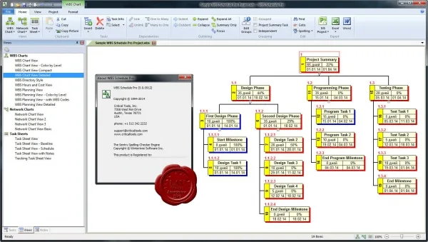 Critical Tools WBS Schedule Pro