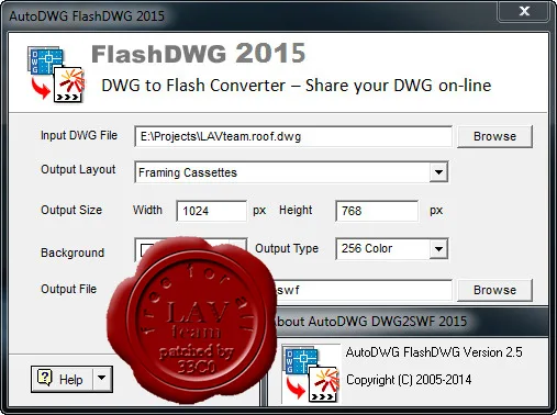 AutoDWG DWG to Flash Converter