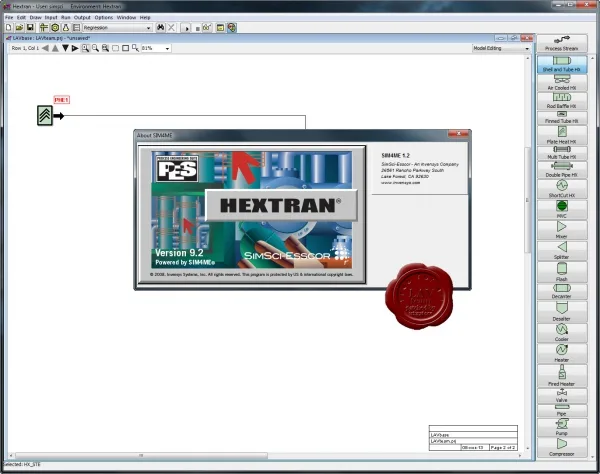 Invensys SimSci-Esscor HEXTRAN