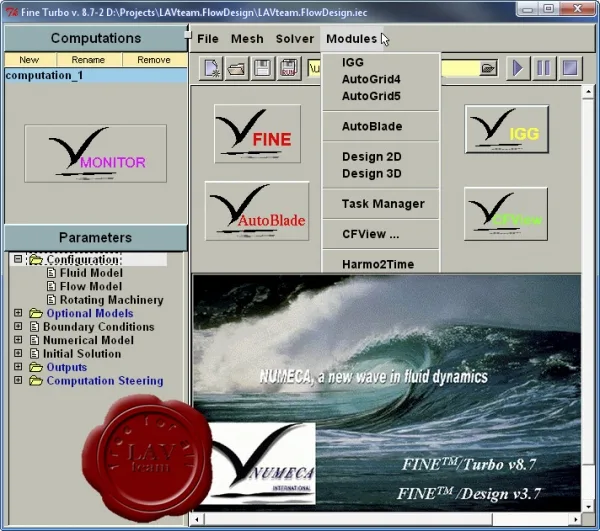 NUMECA Software FINE/Turbo FINE/Design