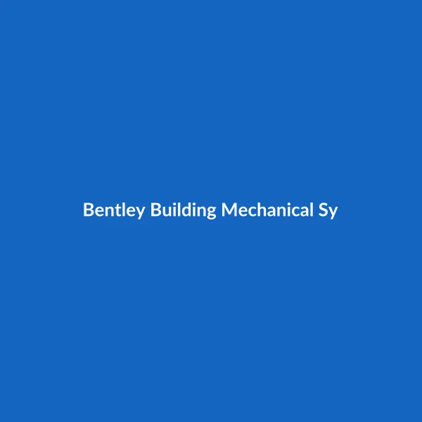Bentley Building Mechanical Systems XM