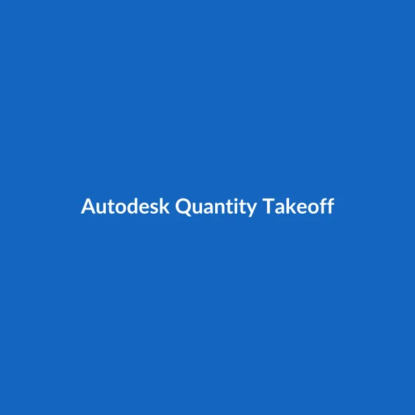 Autodesk Quantity Takeoff