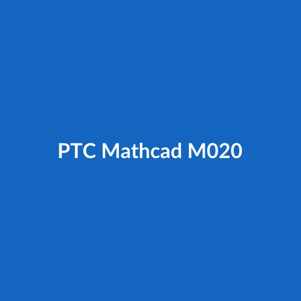 PTC Mathcad M020