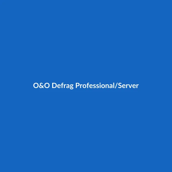 O&O Defrag Professional/Server