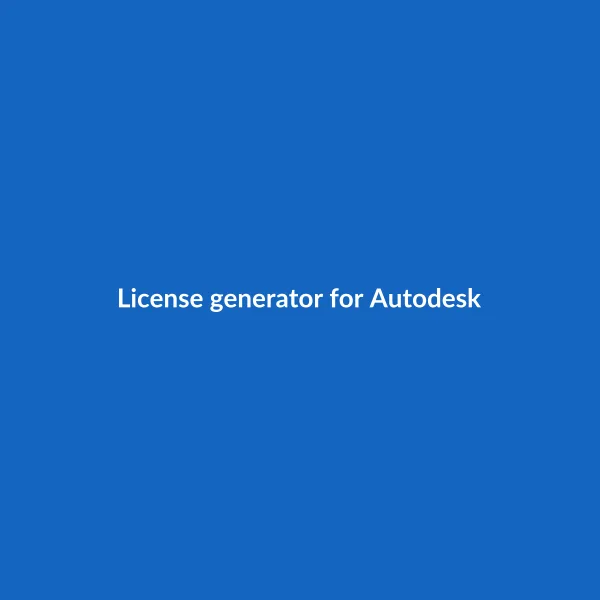 License generator for Autodesk MotionBuilder