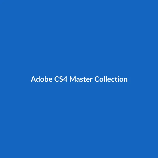 Adobe CS4 Master Collection