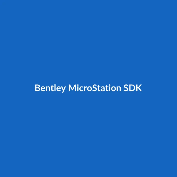 Bentley MicroStation SDK