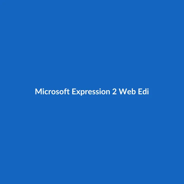 Microsoft Expression 2 Web Edition ISO