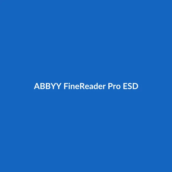 ABBYY FineReader Pro ESD