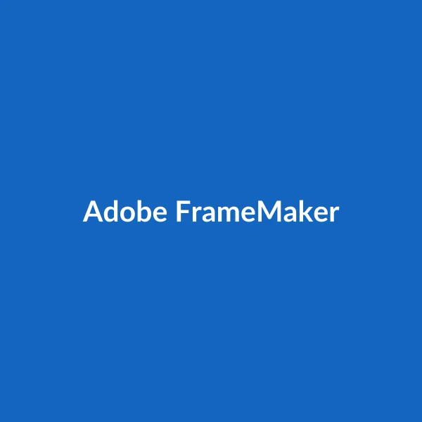 Adobe FrameMaker
