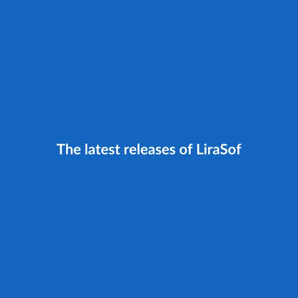 The latest releases of LiraSoft products are now on our FTP