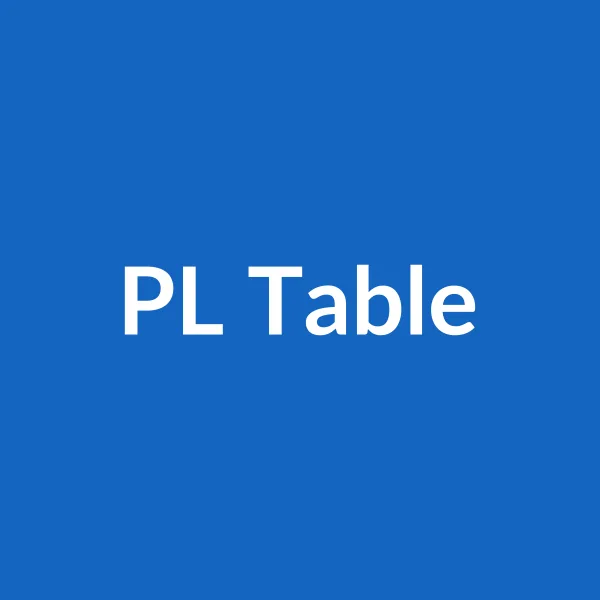 PL Table
