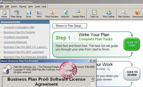 Palo Alto Business Plan Pro Premier Edition