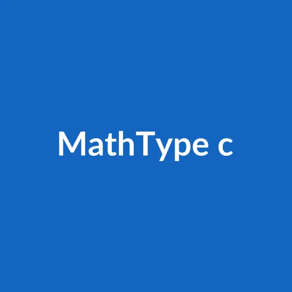 MathType c