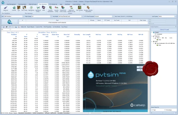 Calsep PVTSim Nova
