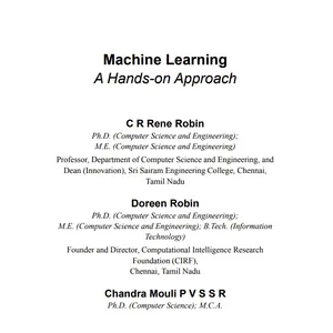 Universities Press – Machine Learning: A Hands on Approach 2025