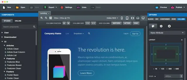 Bootstrap Studio