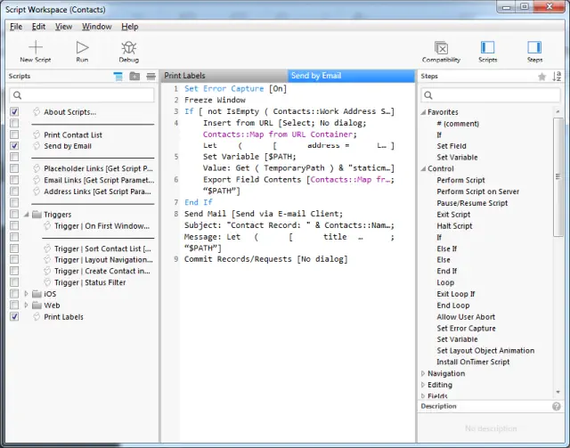FileMaker Pro, Server
