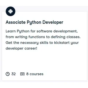 Datacamp – Associate Python Developer 2025-3