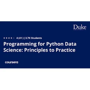 Coursera – Programming for Python Data Science: Principles to Practice Specialization 2025-1