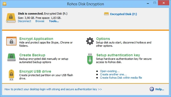 Rohos Disk Encryption