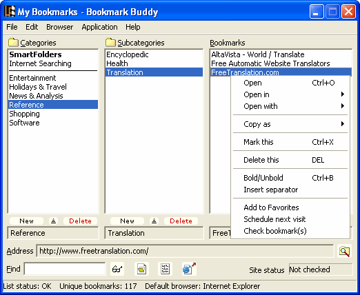 URL Organizer
