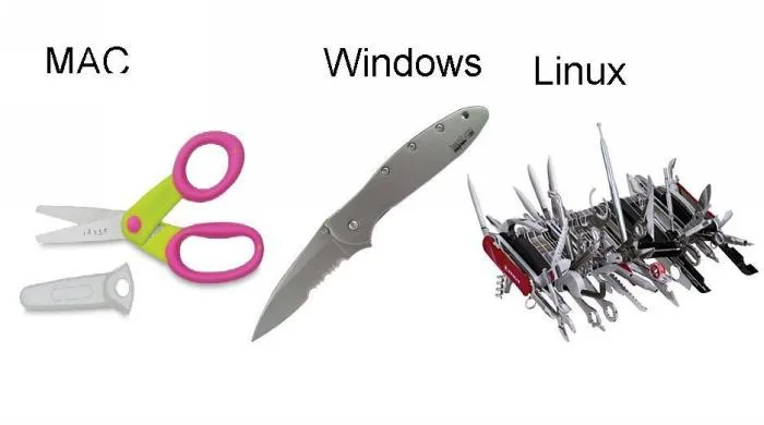 How does a Linux fan compare favorably with his Windows counterpart?
