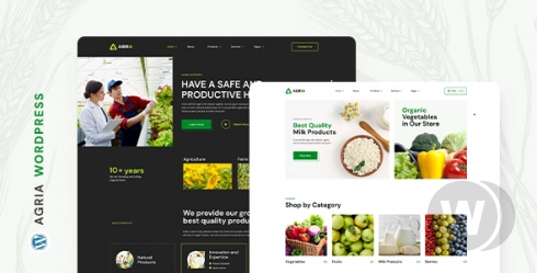 Agria Agriculture WordPress Theme