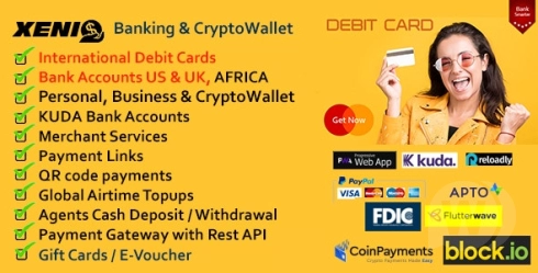 MeetsLite Ewallet Banking and Crypto with P2P Exchange, Debit Cards, Payment gateway