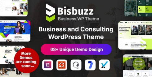 Bisbuzz WordPress theme for business consulting