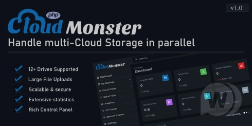 Cloud Monster PHP Script