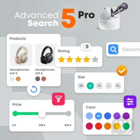 Module Advanced Search 5 PRO : Filters and facets SEO