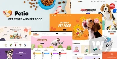 Petio WordPress WooCommerce theme for pet stores