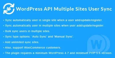 WordPress API Multiple Sites User Sync