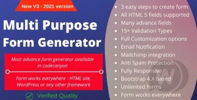 Multi-Purpose Form Generator and docusign (All types of forms) with SaaS