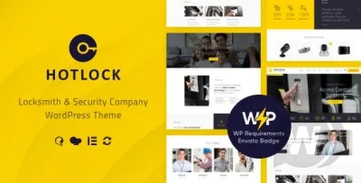 HotLock | Locksmith and Security Systems WordPress Theme + RTL