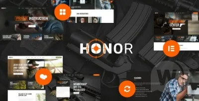 Honor | WordPress theme for shooting club and gun store