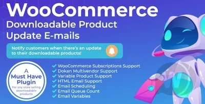 WooCommerce Downloadable Product Update E-mails